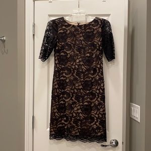 Black lace dress